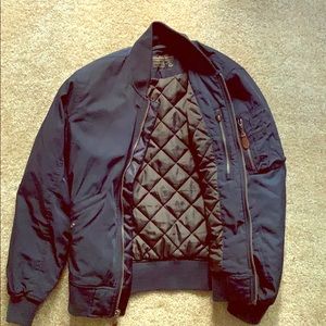 Abercrombie & Fitch Navy military Bomber - S